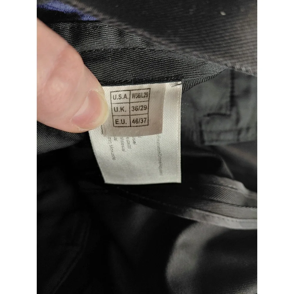 Brooks Brothers Advantage Chino Hudson Mens Pants W36‎ Gray Cotton